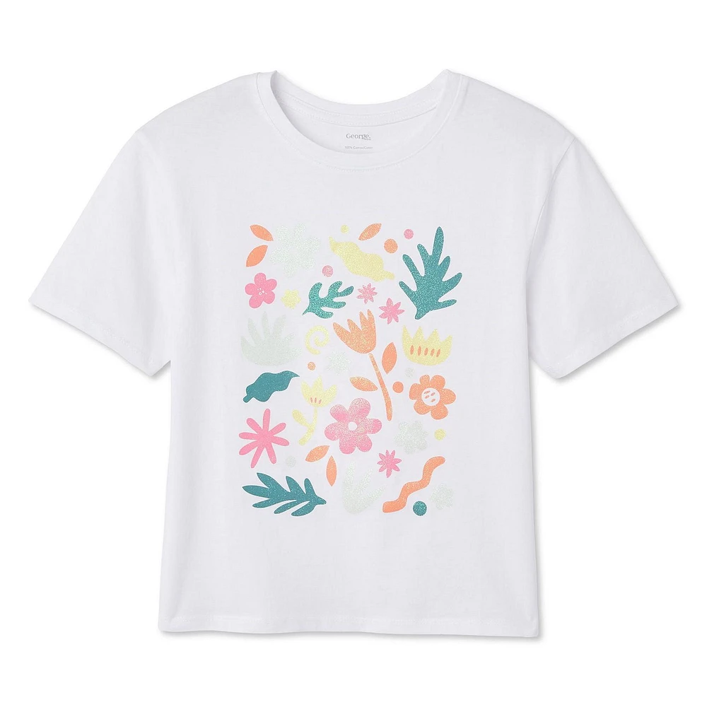 George Girls' Graphic Tee, Sizes XS-XL