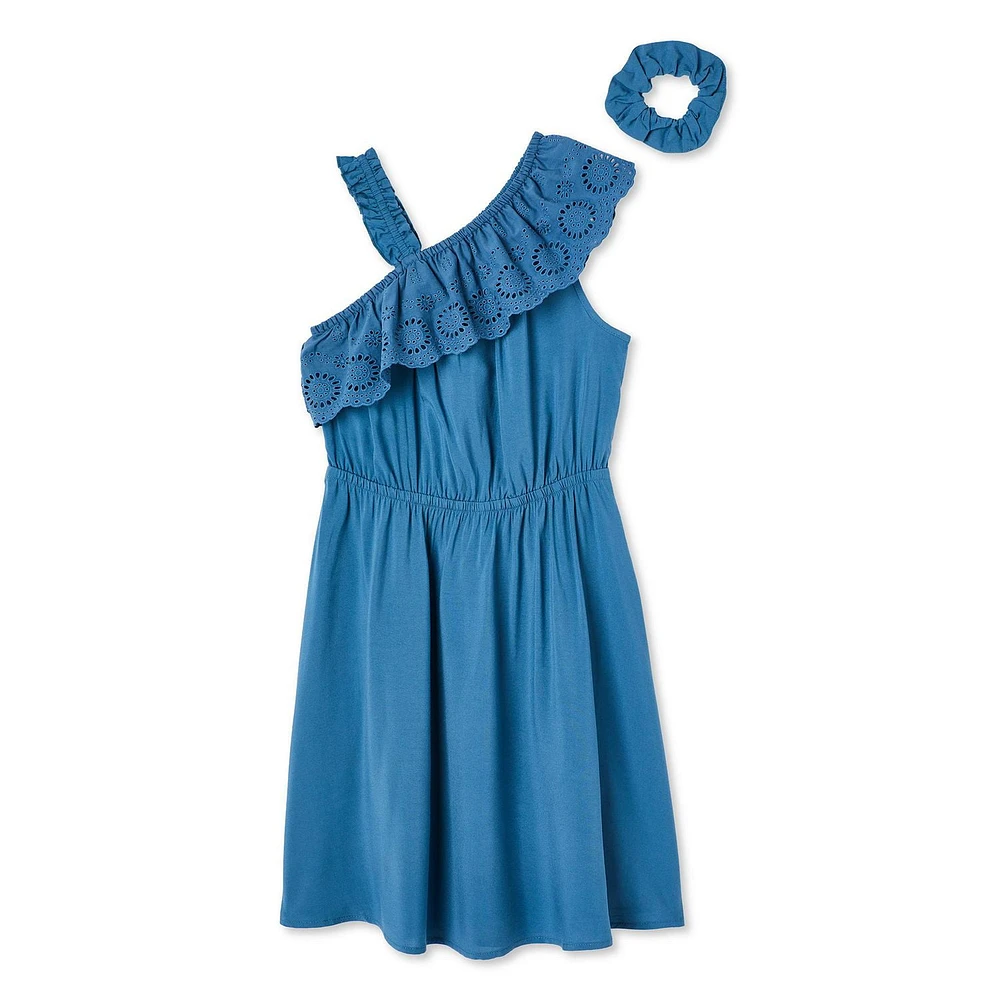 George Girls' Asymmetrical Dress 2-Piece Set