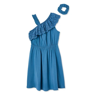 George Girls' Asymmetrical Dress 2-Piece Set