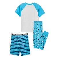 George Boys' Pajama 3-Piece Set