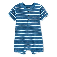 George Baby Boys' Terry Romper, Sizes 0-24 months