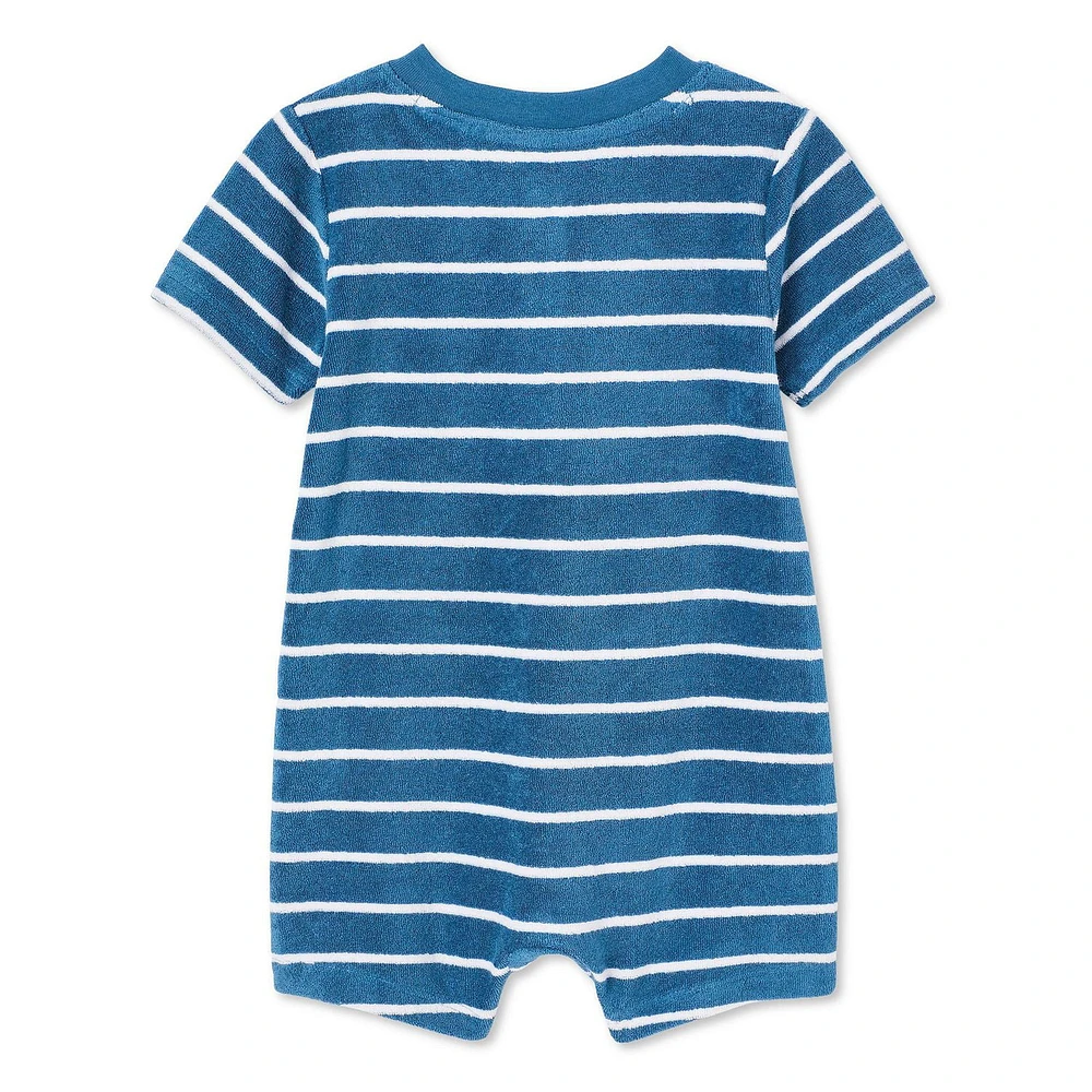 George Baby Boys' Terry Romper, Sizes 0-24 months