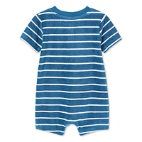 George Baby Boys' Terry Romper, Sizes 0-24 months