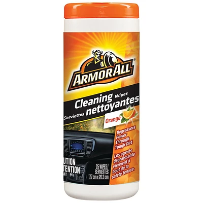 Armor All Orange Air Freshening Car Cleaning Wipes (25 Count)