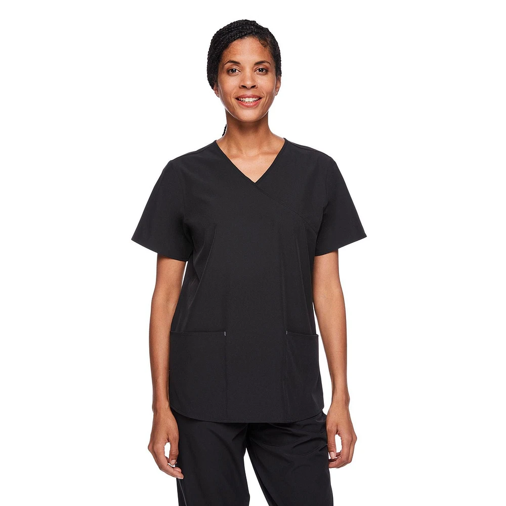 Haut d’uniforme médical drapé George pour femmes