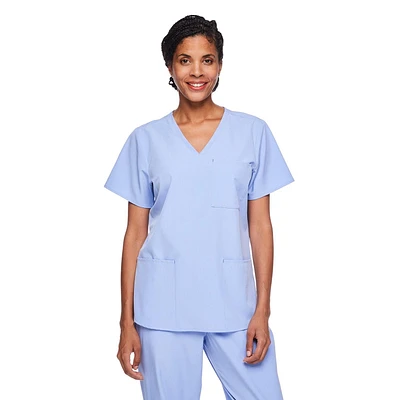 Haut d’uniforme médical à encolure en V George pour femmes