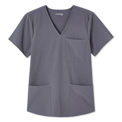 Haut d’uniforme médical à encolure en V George pour femmes