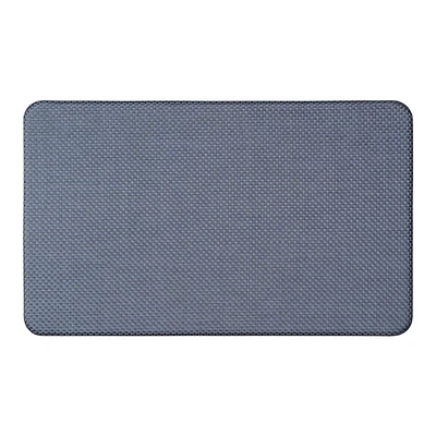 Home Brand hometrends Basketweave Denim Comfort Foam Mat, 18" x 30"