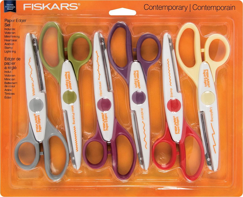 Fiskars 6-Piece Paper Edgers Set