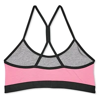 George Girls' Colour Block Sports Bra, Sizes S-XL