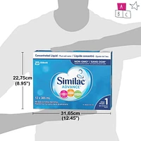 Similac Advance Étape 1 Préparation en liquide concentré, 12 x 385 mL 12 x 385 ml