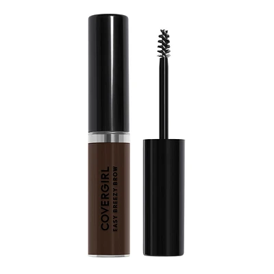 COVERGIRL Easy Breezy Brow Volumizing Gel, Holds Brows for 24 Hours, Infused with Argan Oil & Biotin, 100% Cruelty-Free, Tinted brow gel