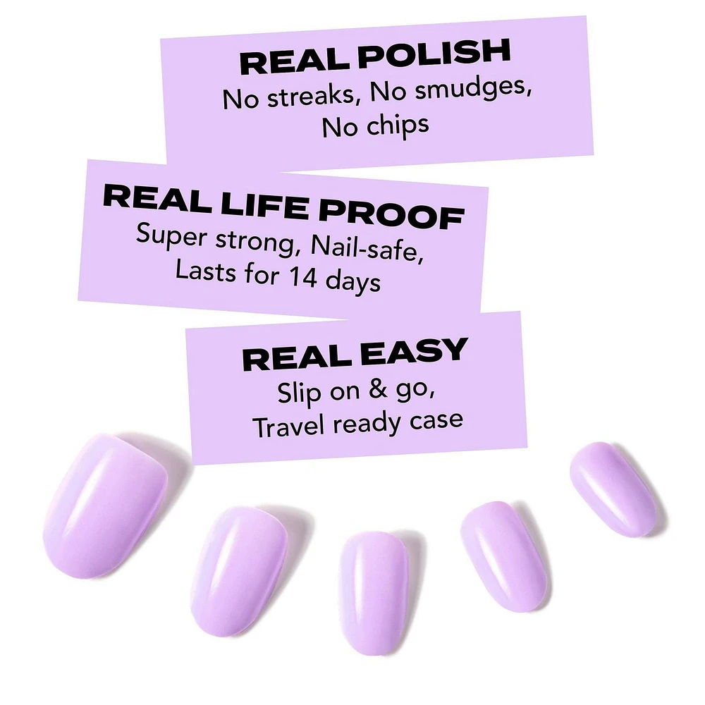 Hard Candy Nail Makeup, 24 press-on nails