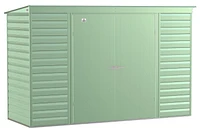 Arrow Select Steel Storage Shed, 10x4, Sage Green