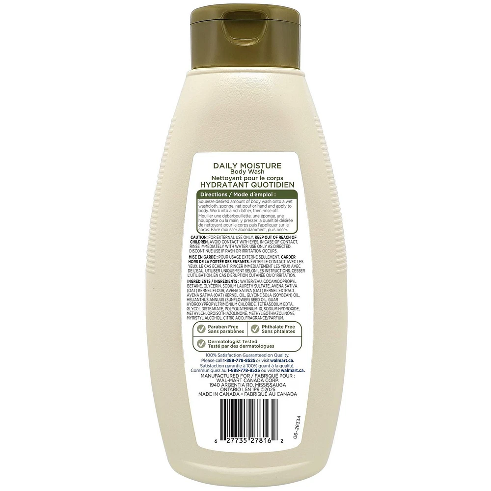 Equate Daily Moisture Body Wash 532 mL