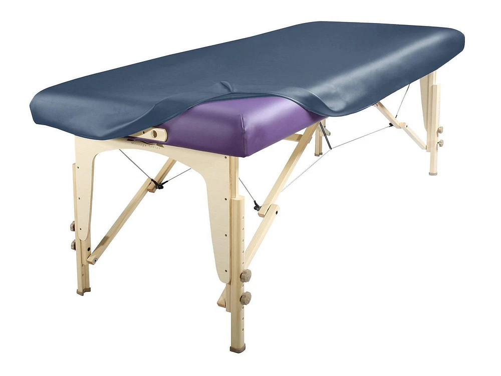 Master Massage Universal durable PU protection Upholstery Cover in Royal Blue with air-layer backing machine washable