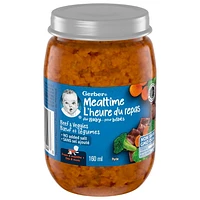 Mealtime Purée Beef And Veggies Jar, 160 mL