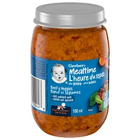 Mealtime Purée Beef And Veggies Jar, 160 mL