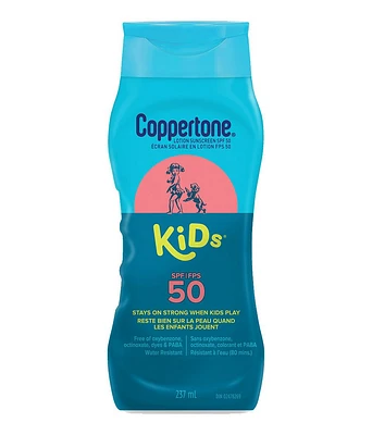 Coppertone Kids Sunscreen Lotion SPF 50 for Children, Lotion 237ml