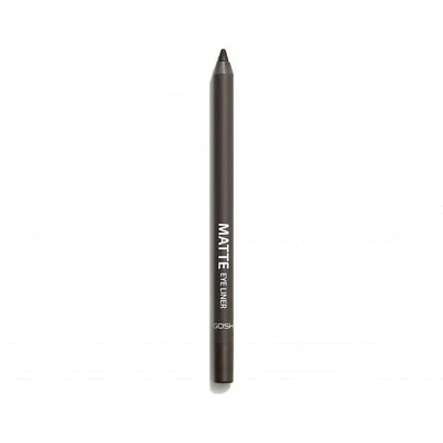 GOSH - Matte Eye Liner - 004 Mocha, PERFUME FREE / VEGAN