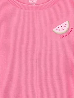 Carter's Child of Mine Kid Pyjama 3 pièces pastèque rose pour fille Tailles 4-10