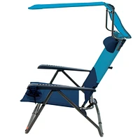 RIO Gear Hi-Boy Aluminum Canopy Chair - Blue Sky/Navy