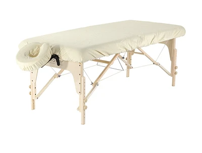 Master Massage Dignity & Luxury Microfiber Table Cover Set 2 Piece Set Nature - Machine Washable