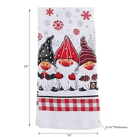 Christmas Hand Towel Triple Gnome - Set of 6