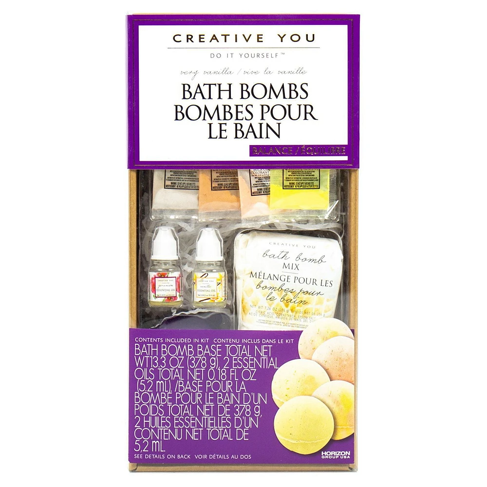 Creative You D.I.Y. Very Vanilla Bath Bombs, 14 years & up