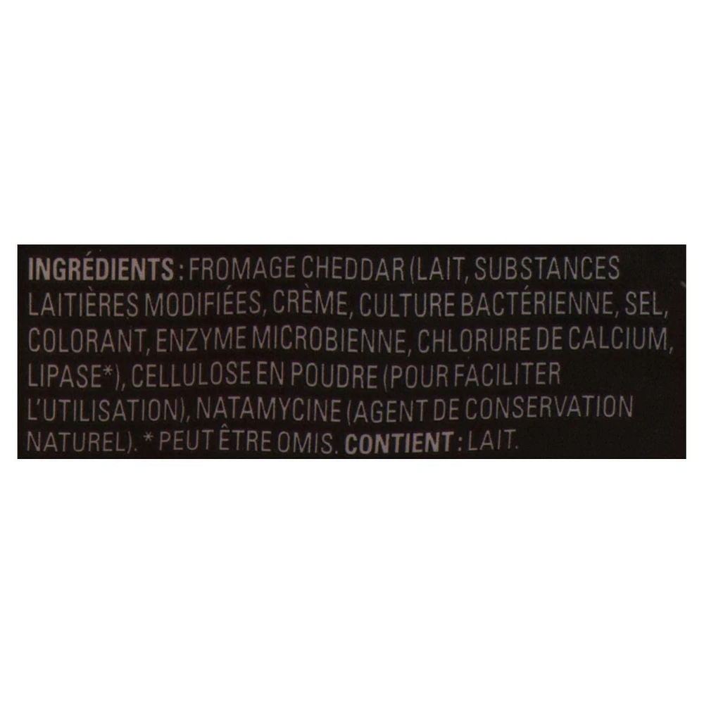 Black Diamond Shredded Cheese Cheddar Medium, 320 g