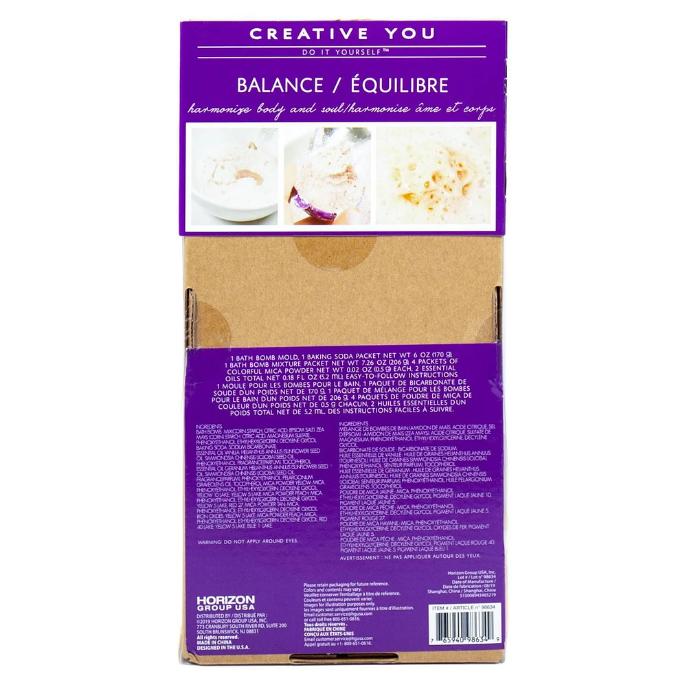 Creative You D.I.Y. Very Vanilla Bath Bombs, 14 years & up