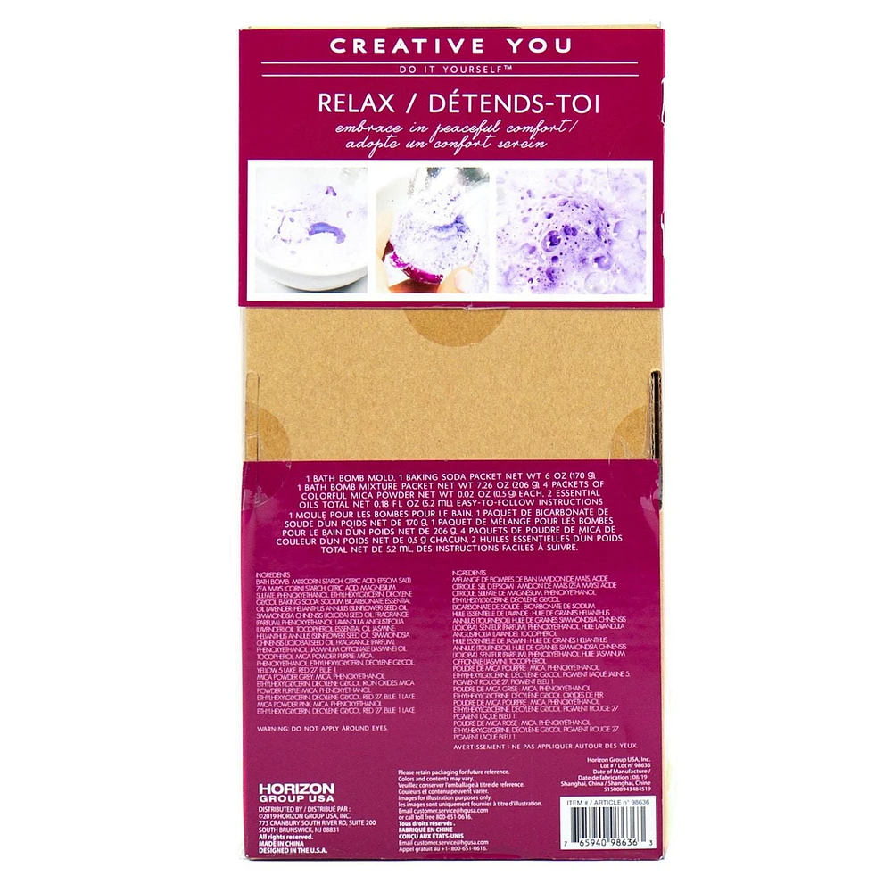 Creative You D.I.Y. Lavender Dream Bath Bombs, 14 years & up