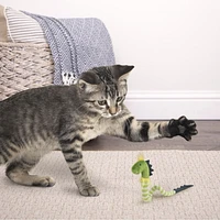 SmartyKat Bendy Buddy, Bendable Plush Dinosaur Catnip Cat Toy