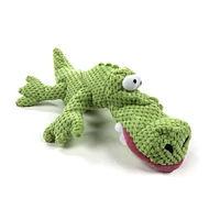 TrustyPup Gators Checker Dog Toy, Soft & Durable Plush