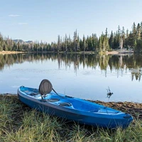 LIFETIME Tamarack 120" Angler Kayak with Paddle, Blue