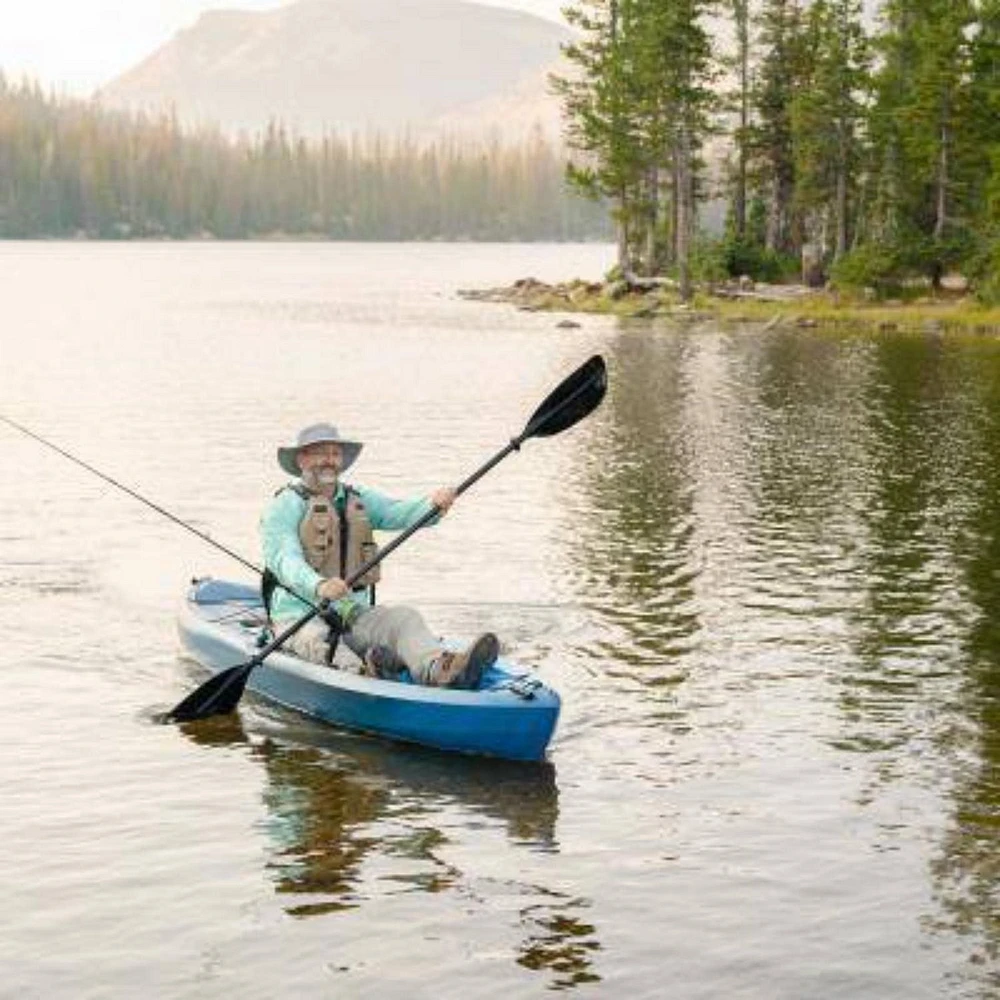 LIFETIME Tamarack 120" Angler Kayak with Paddle, Blue