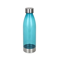 MAINSTAYS Plastic Water Bottle - 650ml, Blue, Volume/Quantity - 650 mL / 1 pack