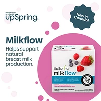 UpSpring Milkflow, Berry Flavour, Helps Support Breast Milk Production, 16ct