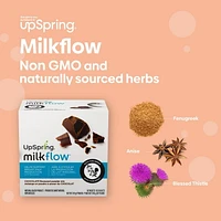 UpSpring Milkflow, Chocolate Flavour, Helps Support Breast Milk Production, 16ct