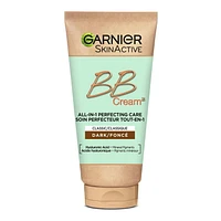 Garnier SkinActive BB Cream Classic with Hyaluronic Acid & Aloe, Dark, 50ml, New coverage lets skin breathe