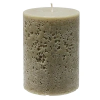 Hometrends 4" CARAMEL LATTE Scented Pillar Candle, 3"Dia x 4"H