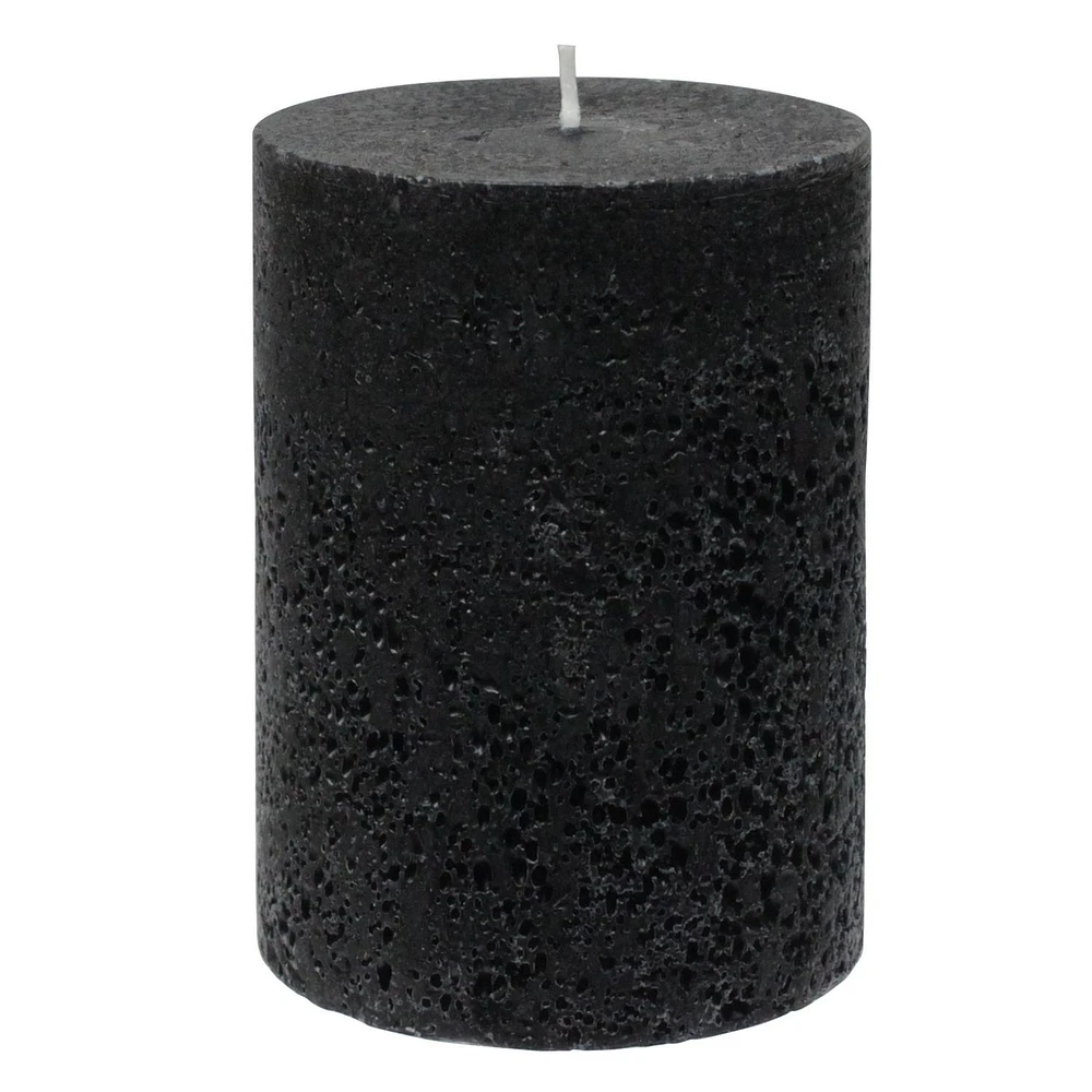 Hometrends 4" MIDNIGHT SPICE Scented Pillar Candle, 3"Dia x 4"H