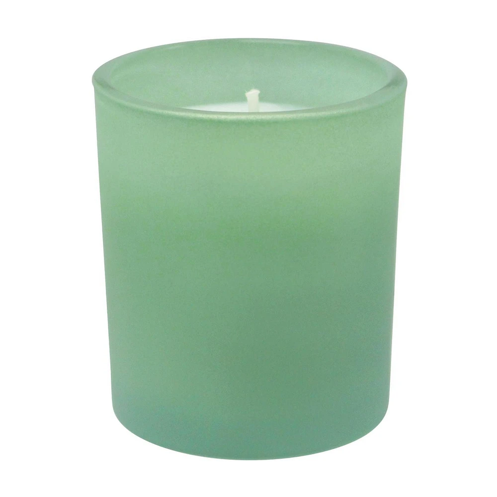 Hometrends MORNING RAIN Scented 3-Pack Frosted Glass Filled Votive Candles, 3pk votive candles