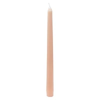 Hometrends 10" Blush Taper Candle, 10"H, Unscented