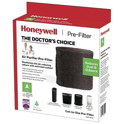 Honeywell HRF-AP1C Odour Reducing Carbon Replacement Pre-Filter (A) for Air Purifiers