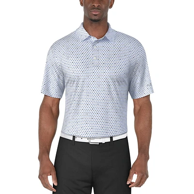 Polo à manches courtes imprimé poisson rayé PGA Tour pour hommes PGAT homme