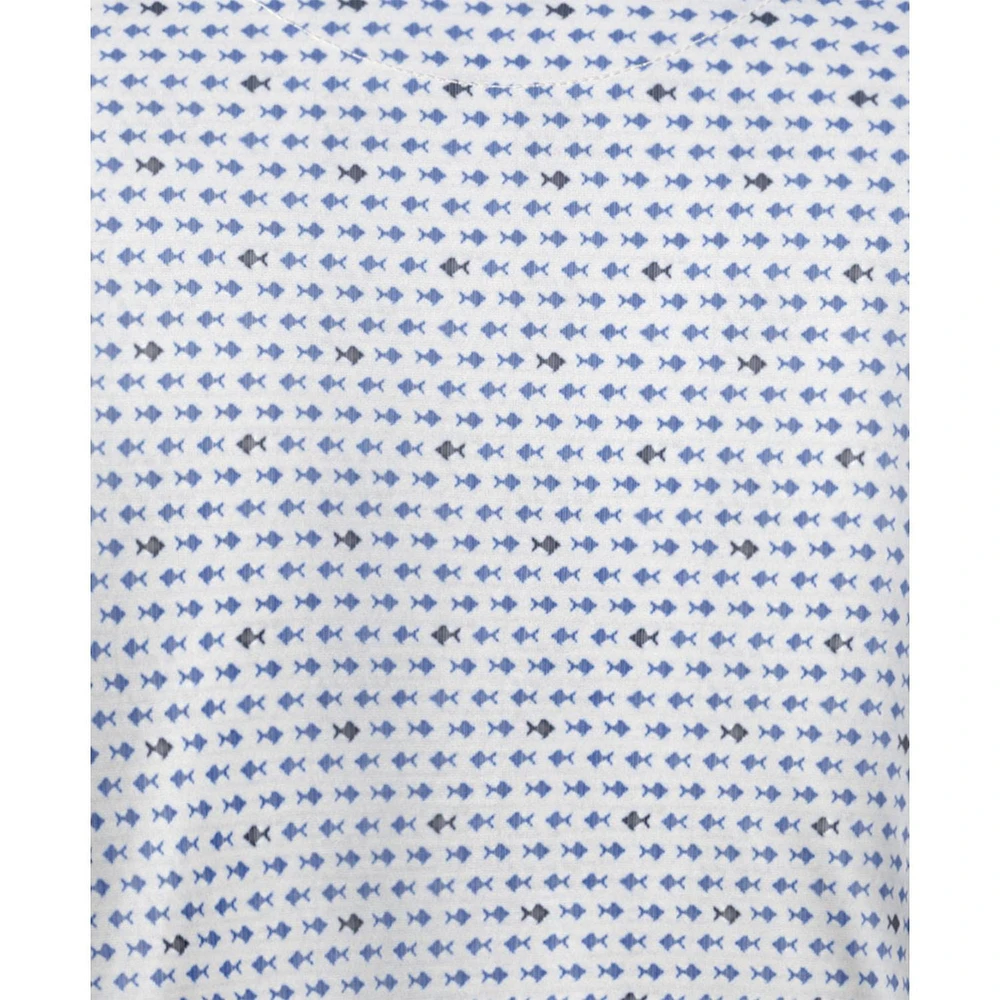 Polo à manches courtes imprimé poisson rayé PGA Tour pour hommes PGAT homme