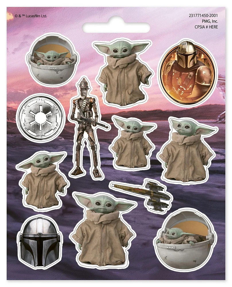 Star Wars: The Mandalorian™ Tuck-Front Sticker Book, Star Wars Sticker