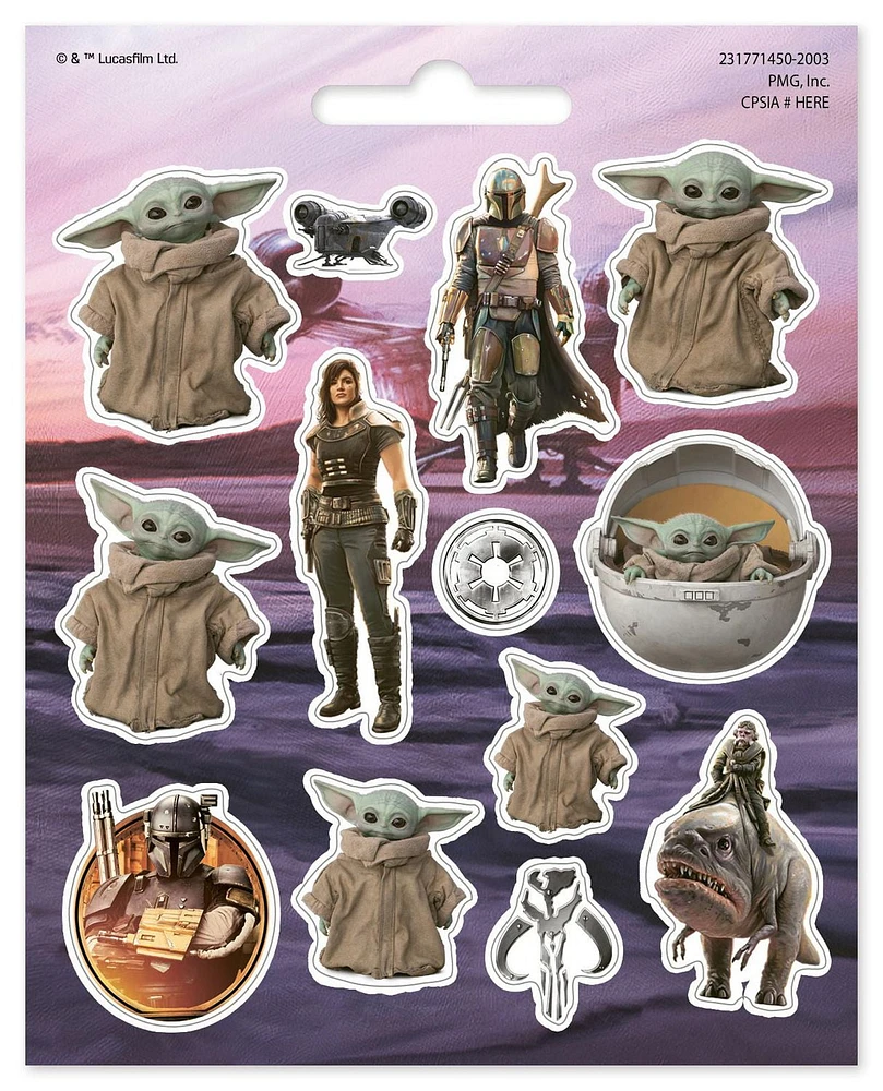 Star Wars: The Mandalorian™ Tuck-Front Sticker Book, Star Wars Sticker