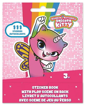 Rainbow Butterfly Unicorn Kitty™ Tuck-Front Sticker Book